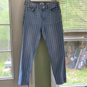 🔥BOGO50%🔥 Striped skinny jeans